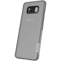 Samsung Galaxy S8 Plus vāciņš caurspīdīgs pelēks TPU 