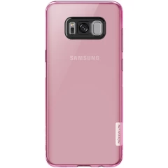 Samsung Galaxy S8 Plus vāciņš caurspīdīgs rozā TPU 