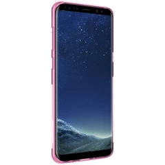 Samsung Galaxy S8 Plus vāciņš caurspīdīgs rozā TPU 