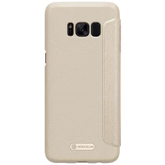 Samsung Galaxy S8 Plus чехол золотой Sparkle Leather 