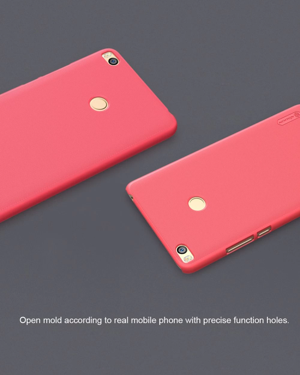 Xiaomi Mi Max 2 vāciņš sarkans Super Frosted Shield