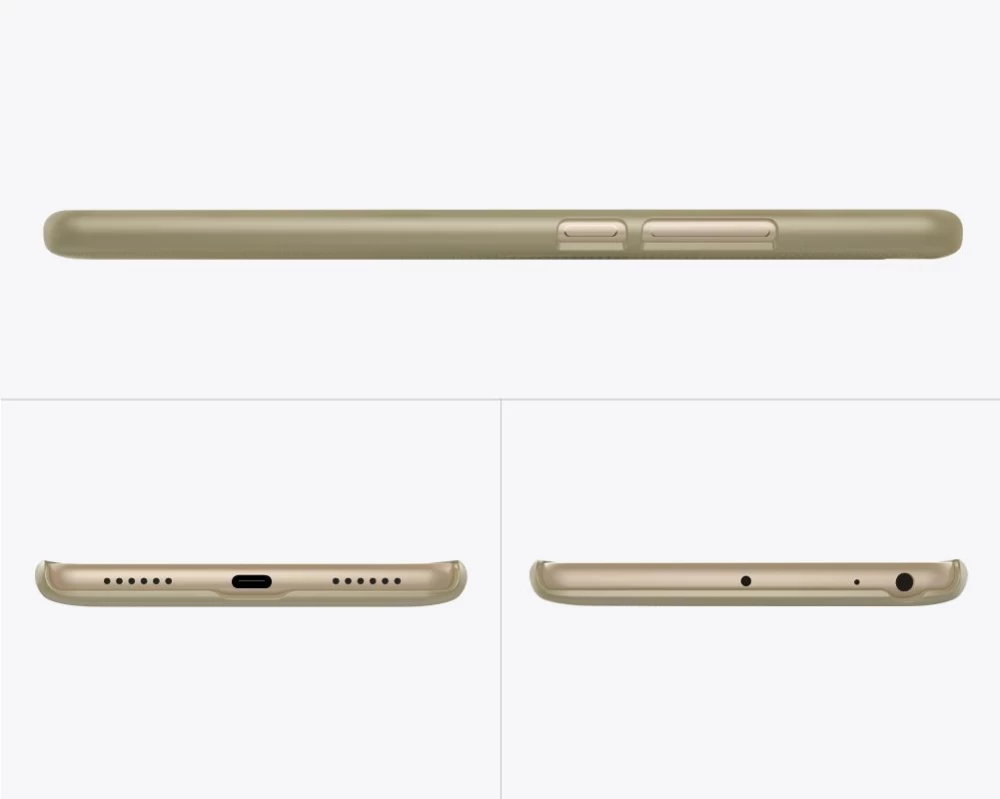 Xiaomi Mi Max 2 vāciņš zeltīts Super Frosted Shield