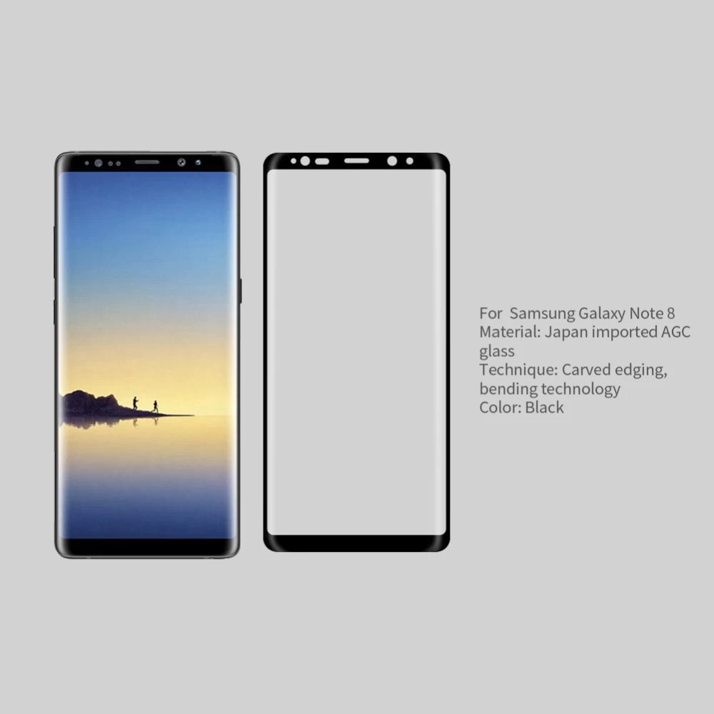 Samsung Galaxy Note 8 skärmskydd  3D CP+MAX Tempered Glass