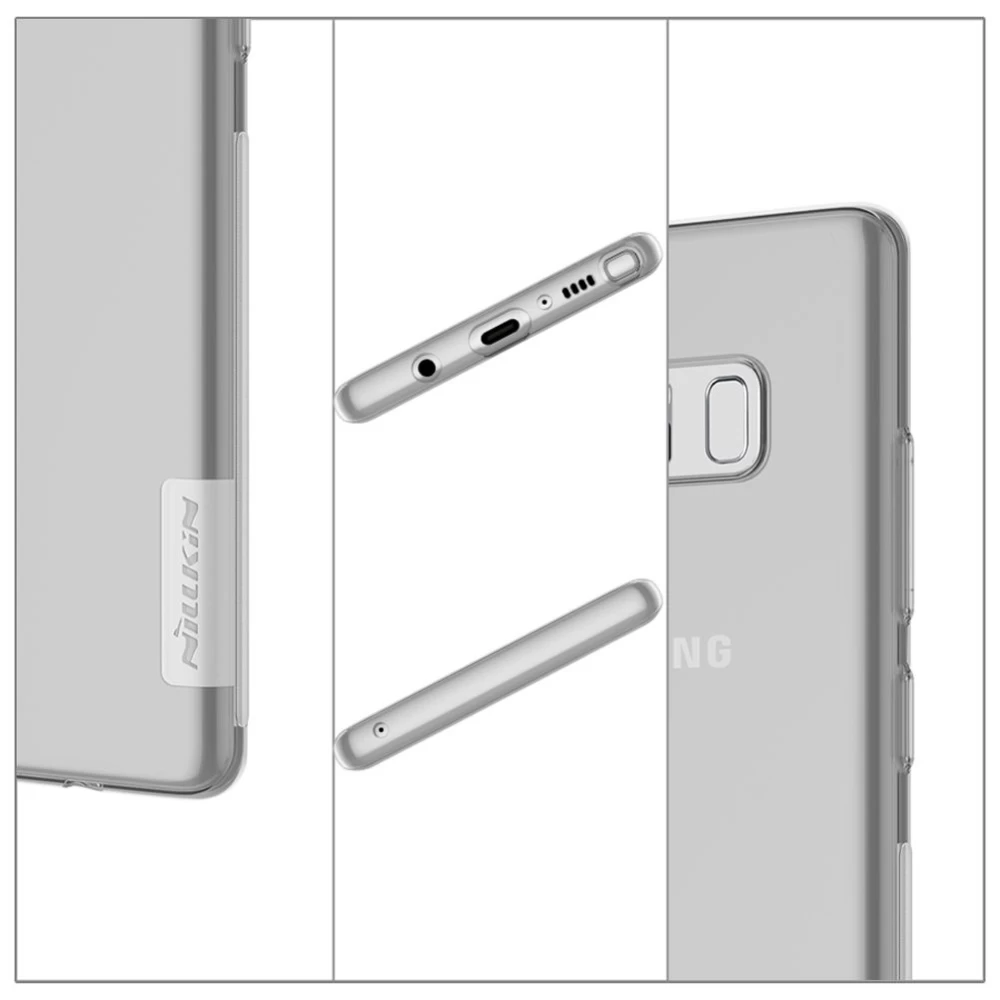 Samsung Galaxy Note 8 vāciņš caurspīdīgs rozā TPU