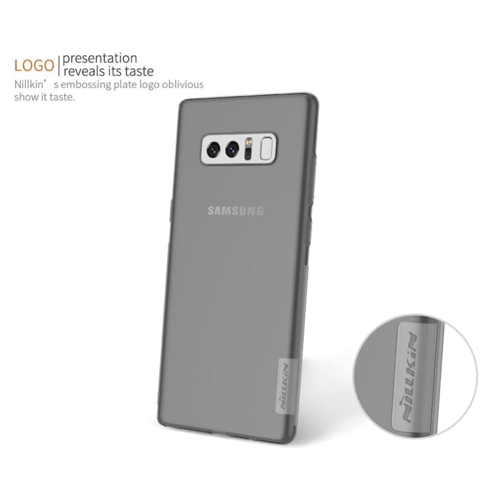 Samsung Galaxy Note 8 vāciņš caurspīdīgs rozā TPU