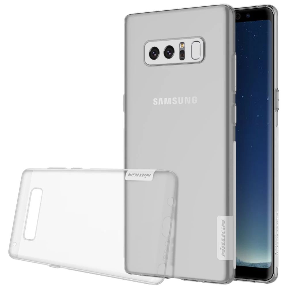 Samsung Galaxy Note 8 vāciņš caurspīdīgs rozā TPU