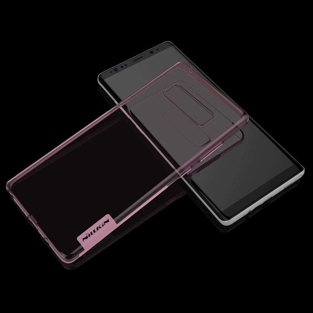 Samsung Galaxy Note 8 vāciņš caurspīdīgs rozā TPU
