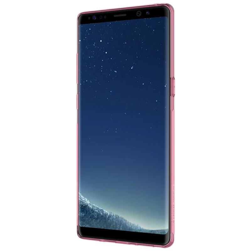 Samsung Galaxy Note 8 vāciņš caurspīdīgs rozā TPU