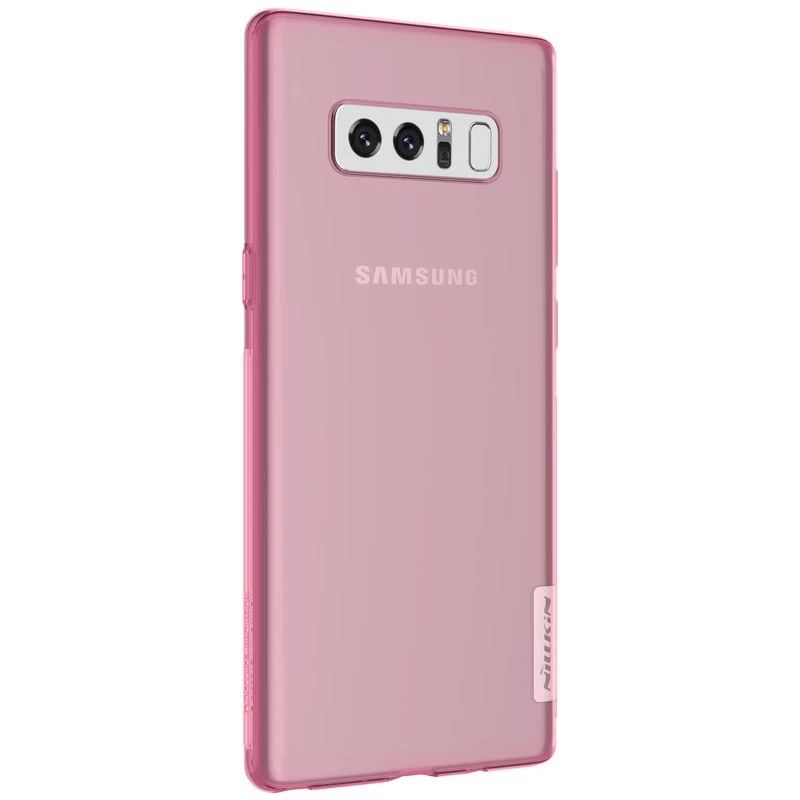 Samsung Galaxy Note 8 vāciņš caurspīdīgs rozā TPU