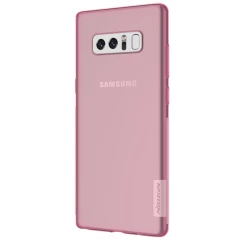 Samsung Galaxy Note 8 skal genomskinlig rosa TPU 