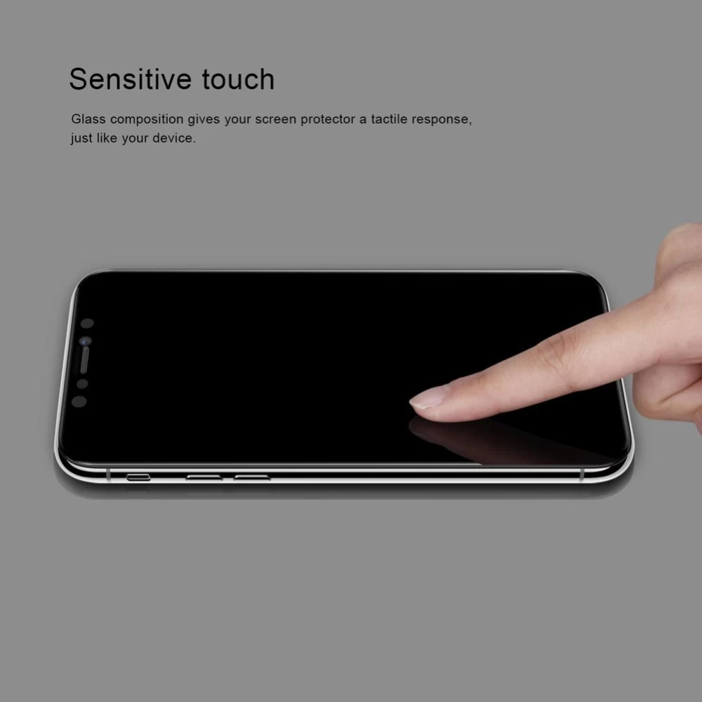 Apple iPhone X panssarilasi musta Nillkin 3D AP+MAX Tempered Glass