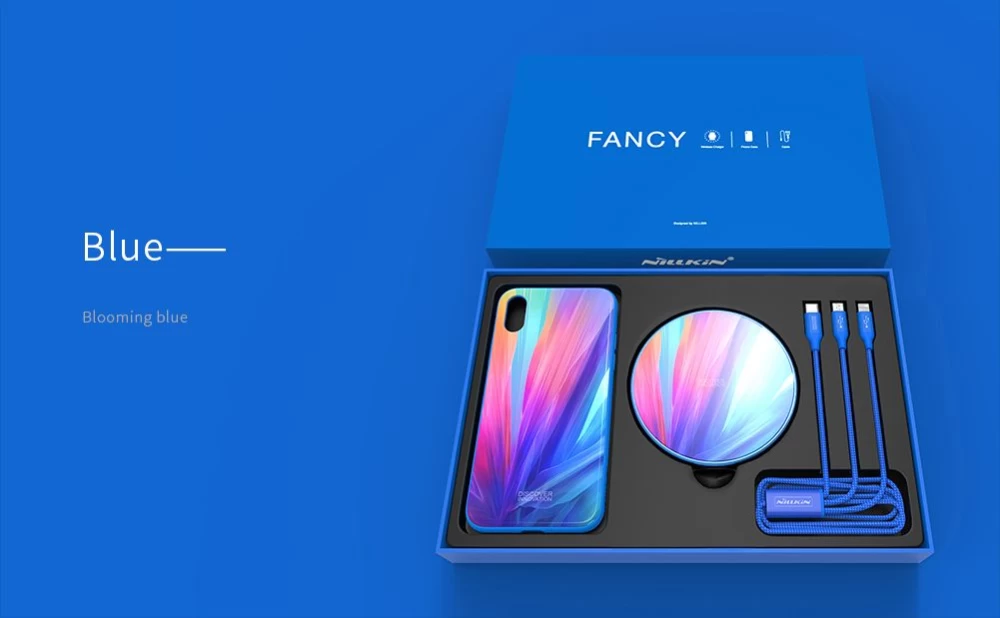 Apple iPhone X vāciņš melns Nillkin Fancy Gift Set