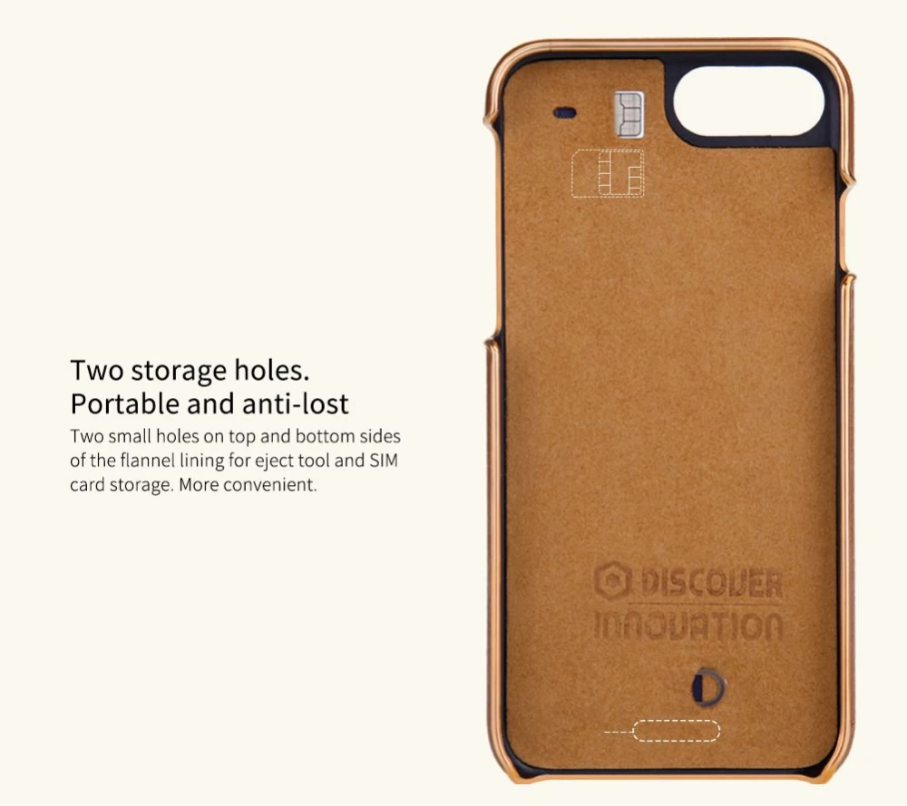 Apple iPhone 8 Plus dėklas rudas Nillkin M-JARL