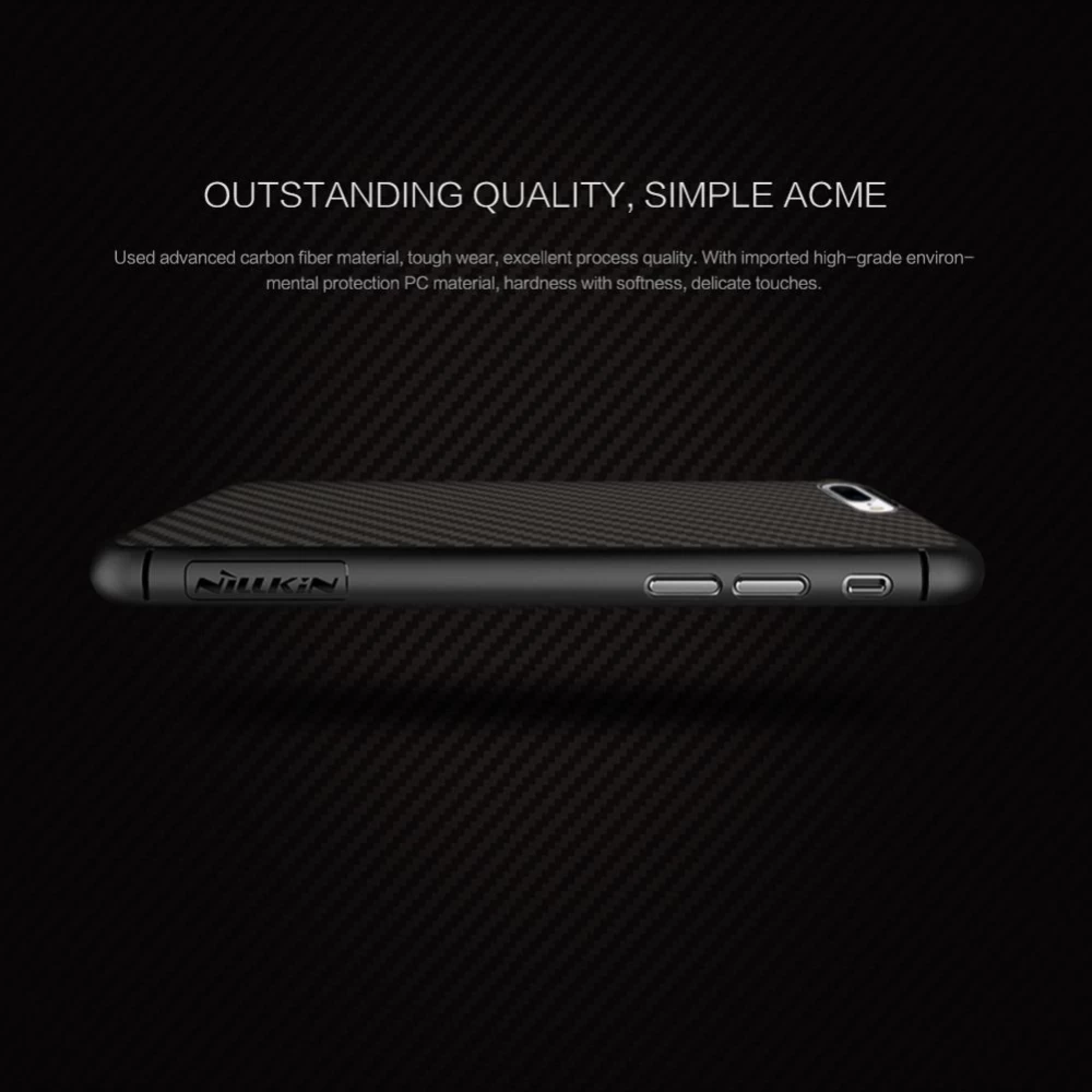 Apple iPhone 8 Plus dėklas Juoda Nillkin Synthetic Fiber