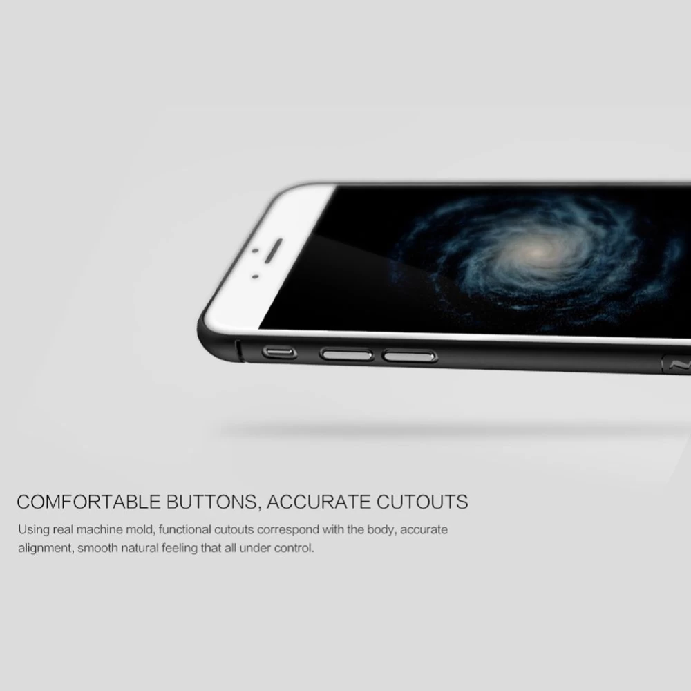 Apple iPhone 8 Plus dėklas Juoda Nillkin Synthetic Fiber