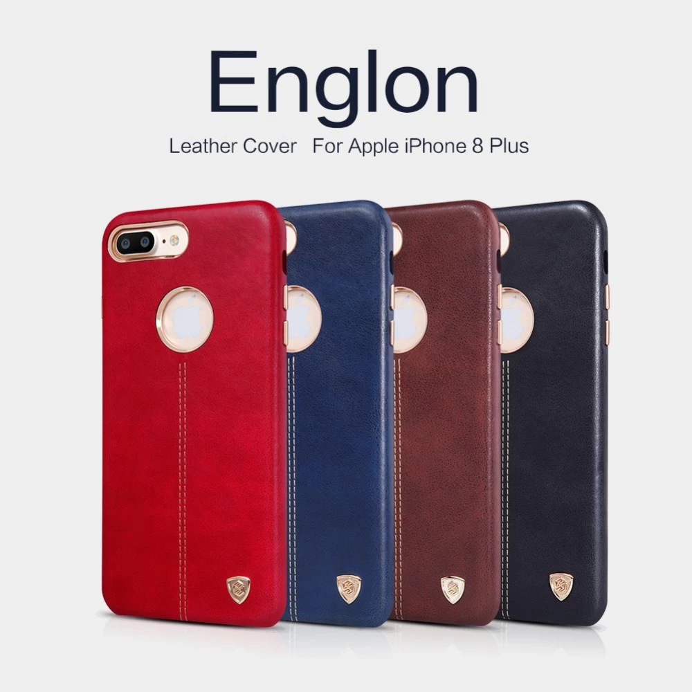 Apple iPhone 8 Plus dėklas mėlyna Nillkin Englon Leather