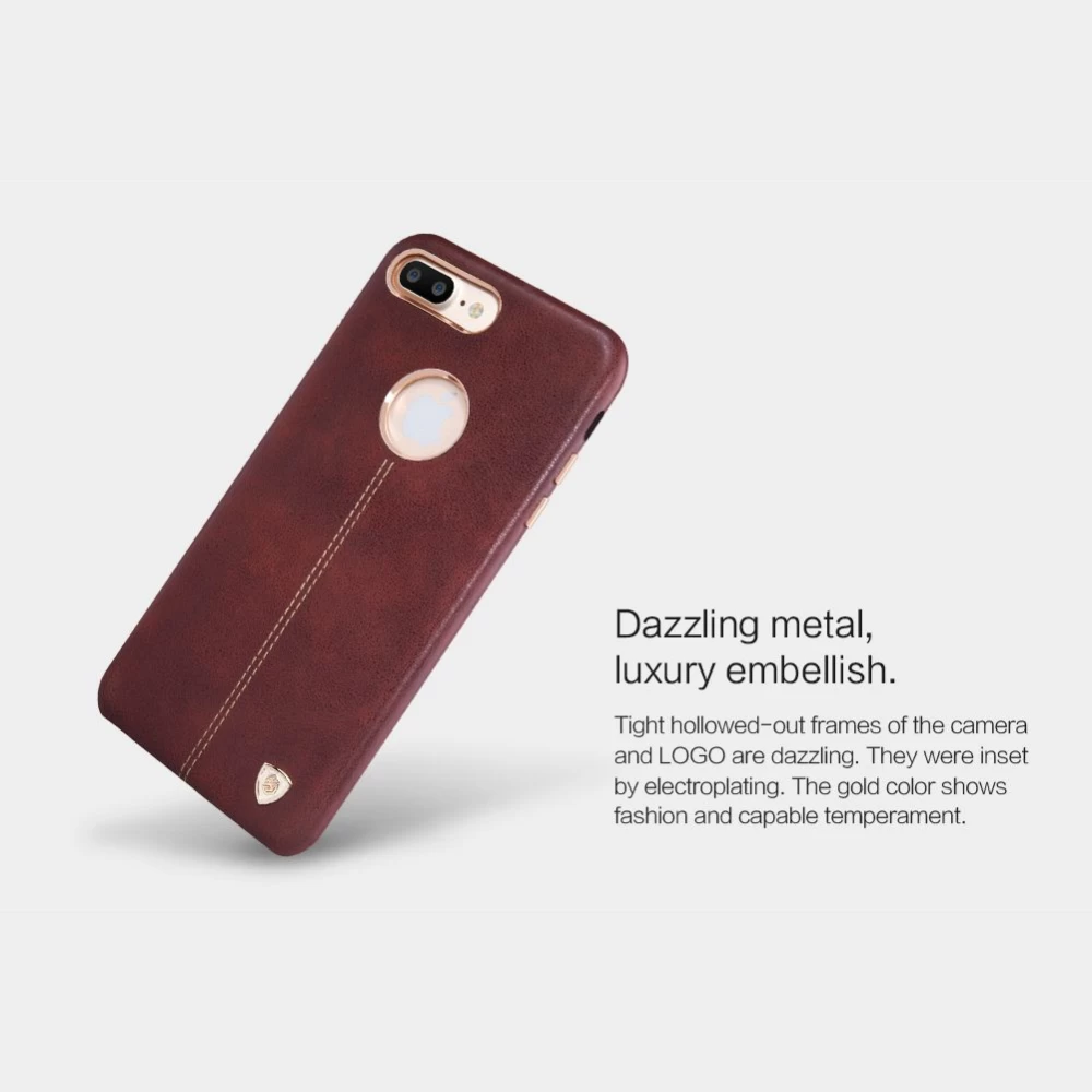 Apple iPhone 8 Plus dėklas mėlyna Nillkin Englon Leather