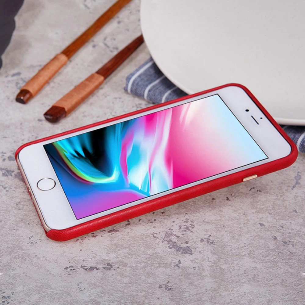 Apple iPhone 8 Plus dėklas mėlyna Nillkin Englon Leather