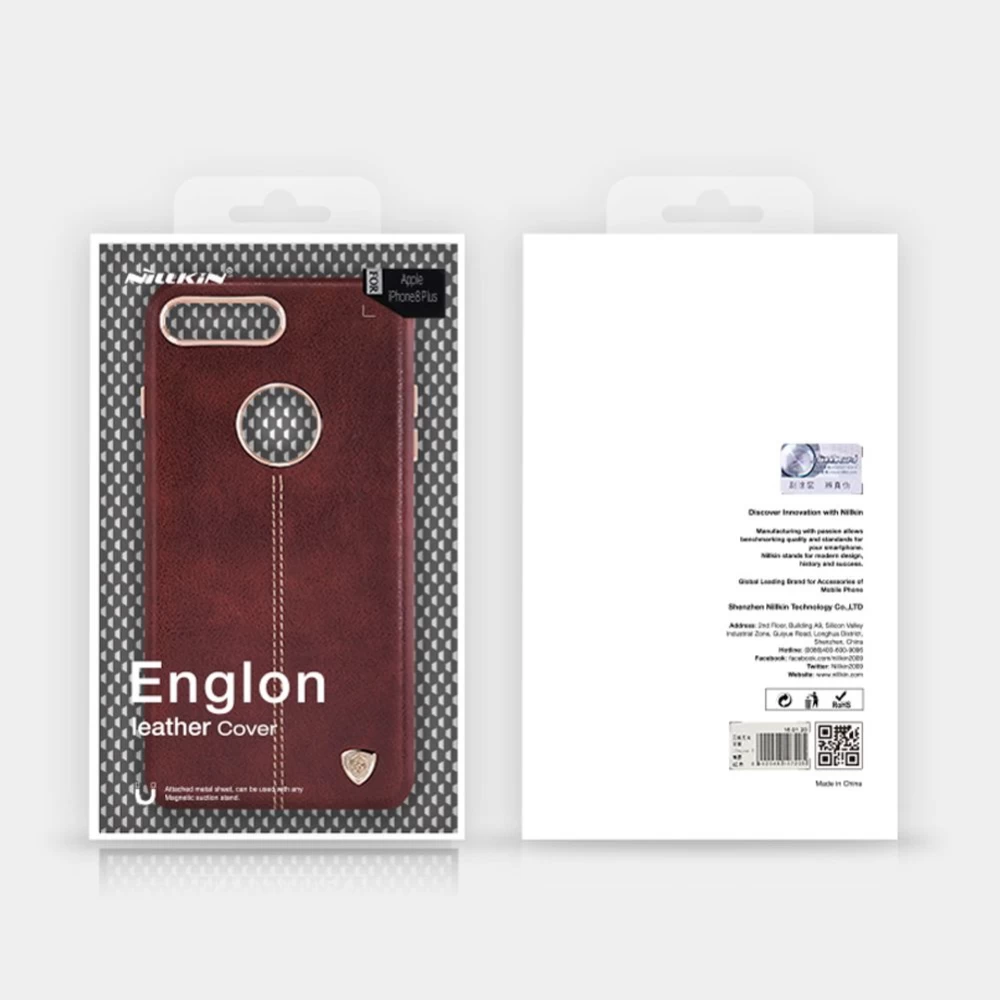 Apple iPhone 8 Plus dėklas mėlyna Nillkin Englon Leather