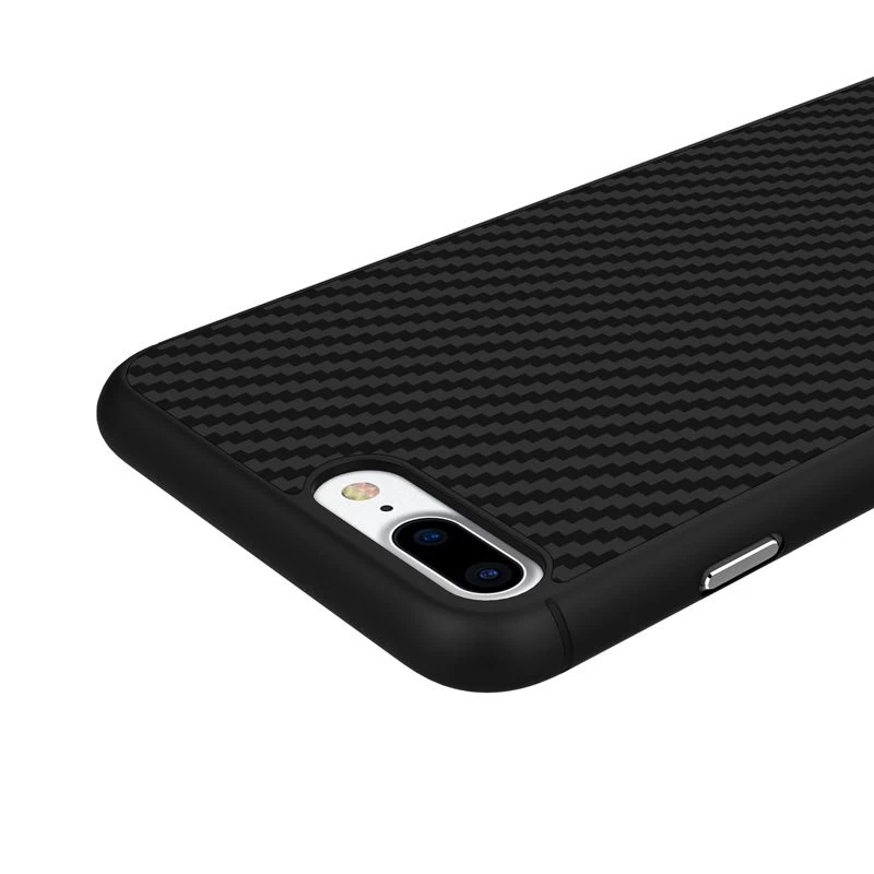 Apple iPhone 8 Plus dėklas Juoda Nillkin Synthetic Fiber