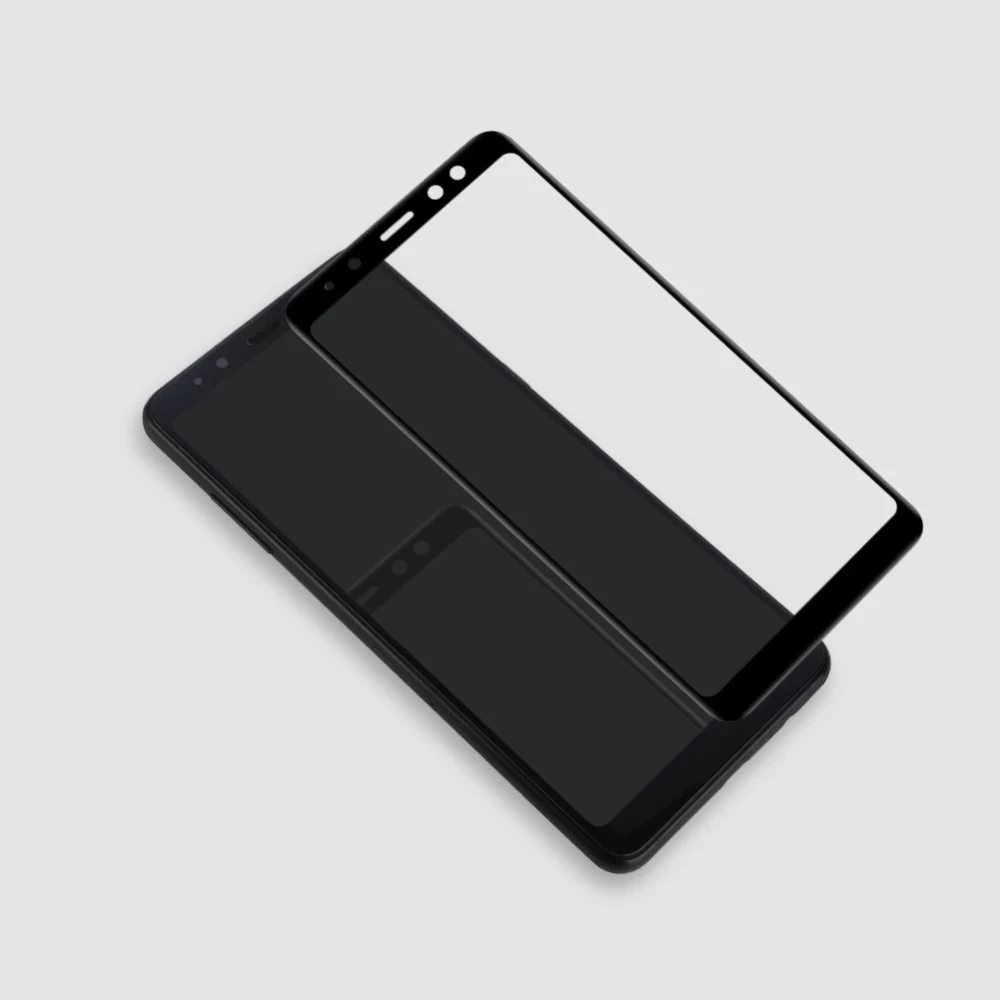 Samsung Galaxy A8 Plus kaitseklaas must Nillkin 3D CP+MAX Tempered Glass