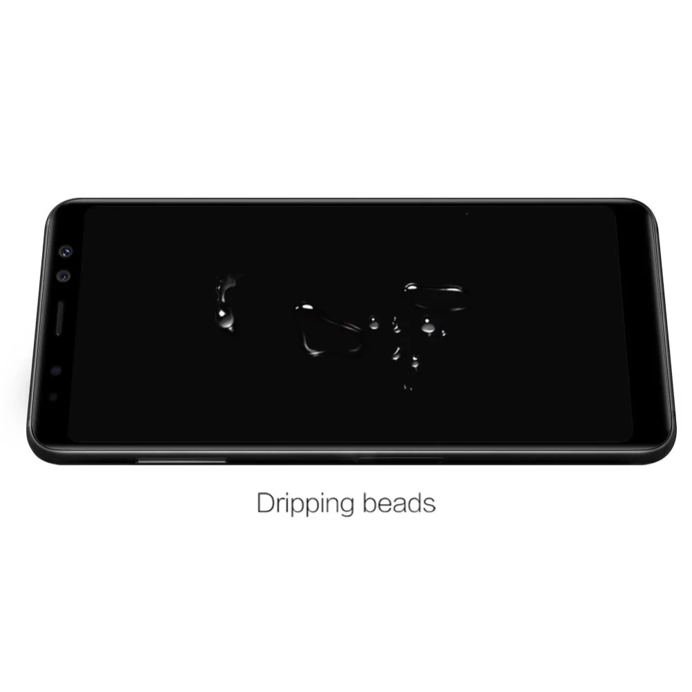 Samsung Galaxy A8 Plus kaitseklaas must Nillkin 3D CP+MAX Tempered Glass