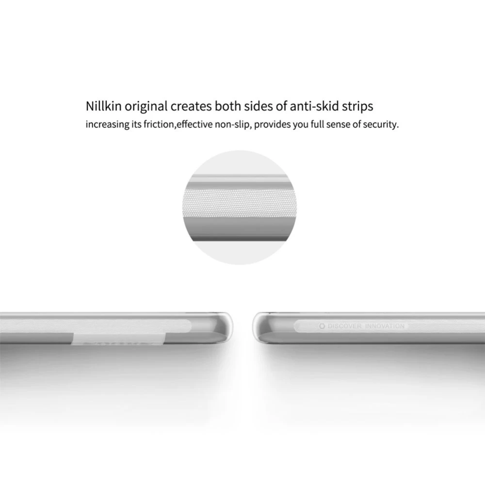 Samsung Galaxy A8 Plus ümbris läbipaistev hall Nillkin TPU