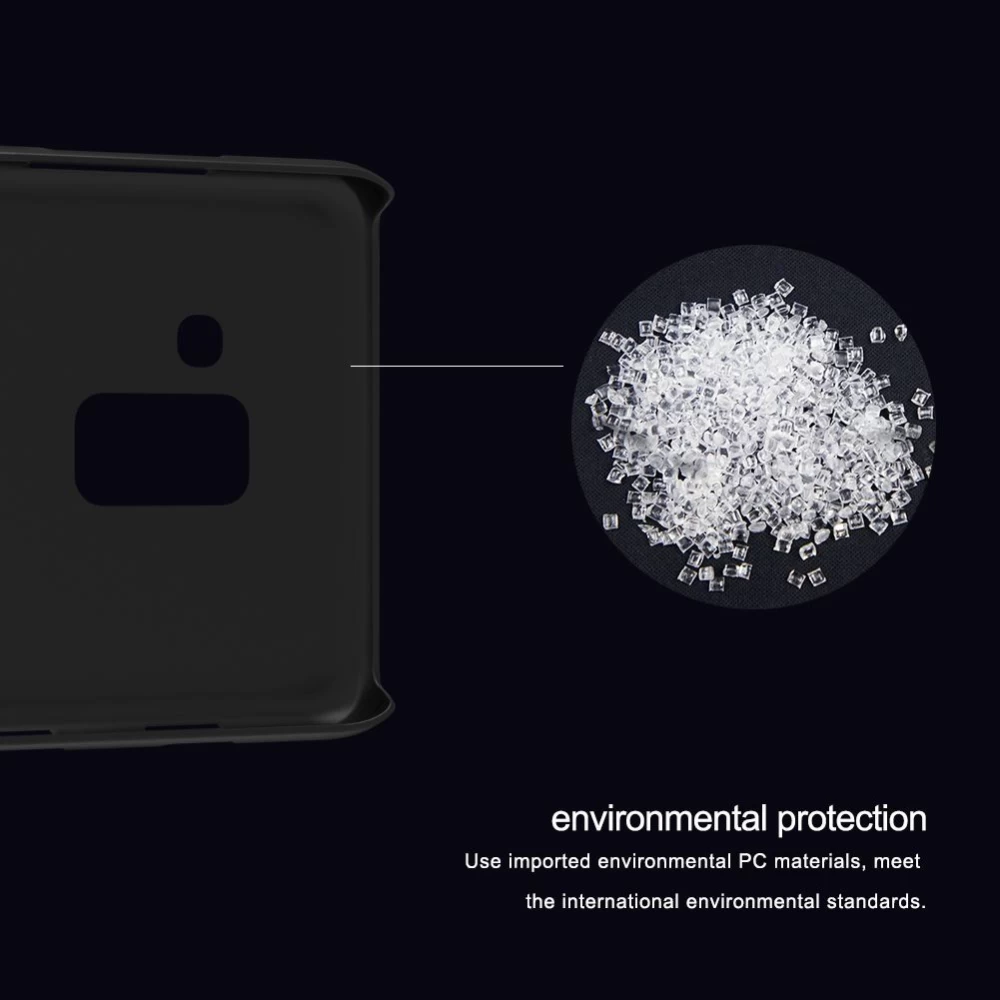 Samsung Galaxy A8 Plus dėklas auksinis Nillkin Super Frosted Shield 