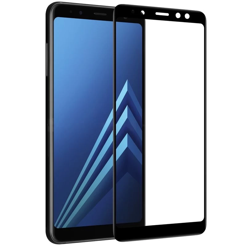 Samsung Galaxy A8 Plus kaitseklaas must Nillkin 3D CP+MAX Tempered Glass