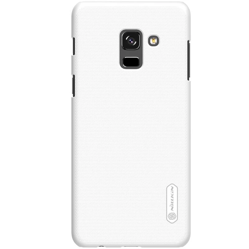 Samsung Galaxy A8 Plus чехол белый Nillkin Super Frosted Shield
