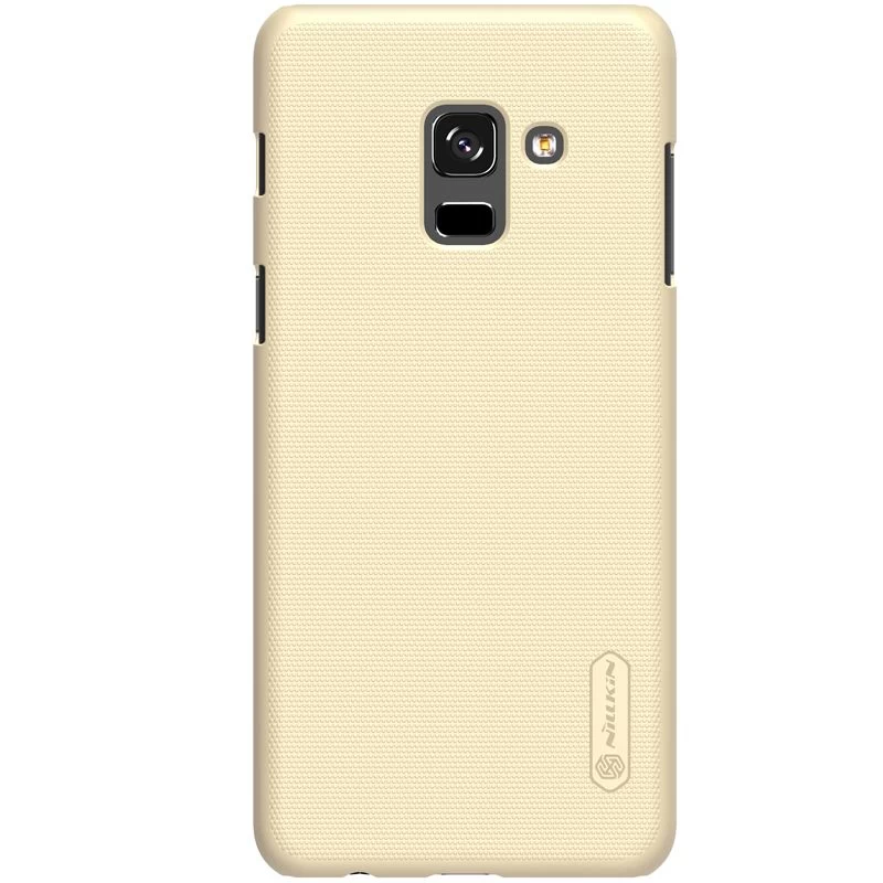Samsung Galaxy A8 Plus case golden Nillkin Super Frosted Shield