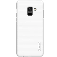 Samsung Galaxy A8 Plus чехол белый Nillkin Super Frosted Shield 