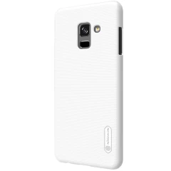 Samsung Galaxy A8 Plus чехол белый Nillkin Super Frosted Shield 