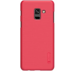 Samsung Galaxy A8 Plus vāciņš sarkans Nillkin Super Frosted Shield 