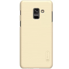 Samsung Galaxy A8 Plus dėklas auksinis Nillkin Super Frosted Shield 