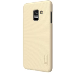Samsung Galaxy A8 Plus dėklas auksinis Nillkin Super Frosted Shield 