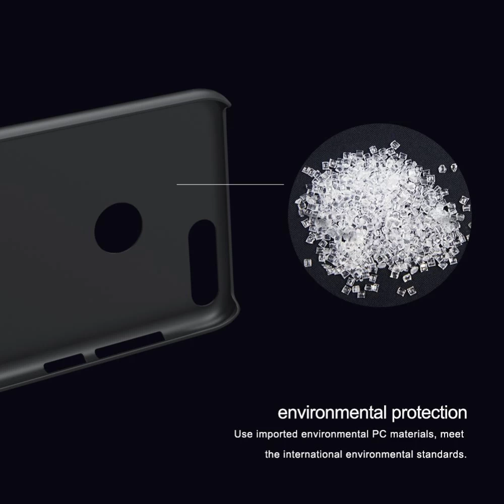 Huawei P Smart (Enjoy 7S) dėklas baltas Super Frosted Shield
