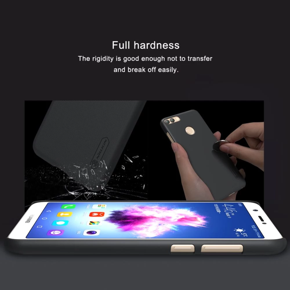 Huawei P Smart (Enjoy 7S) dėklas baltas Super Frosted Shield