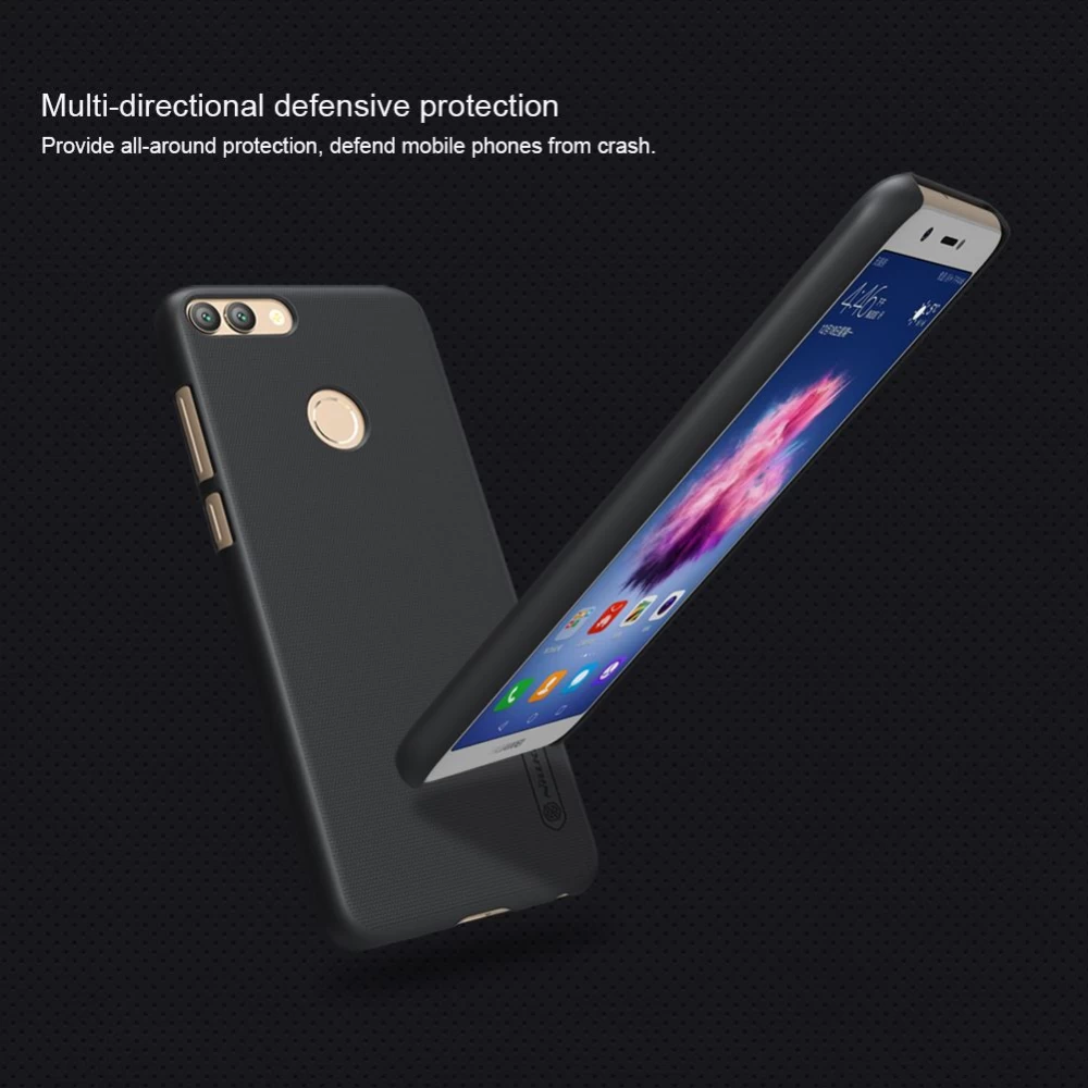 Huawei P Smart (Enjoy 7S) dėklas baltas Super Frosted Shield