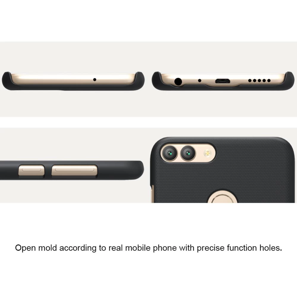 Huawei P Smart (Enjoy 7S) dėklas baltas Super Frosted Shield