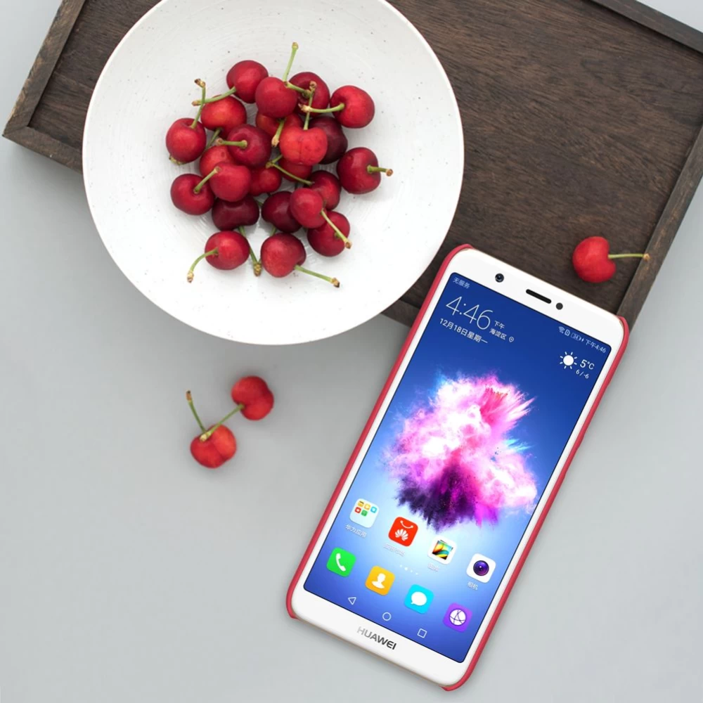 Huawei P Smart (Enjoy 7S) dėklas baltas Super Frosted Shield