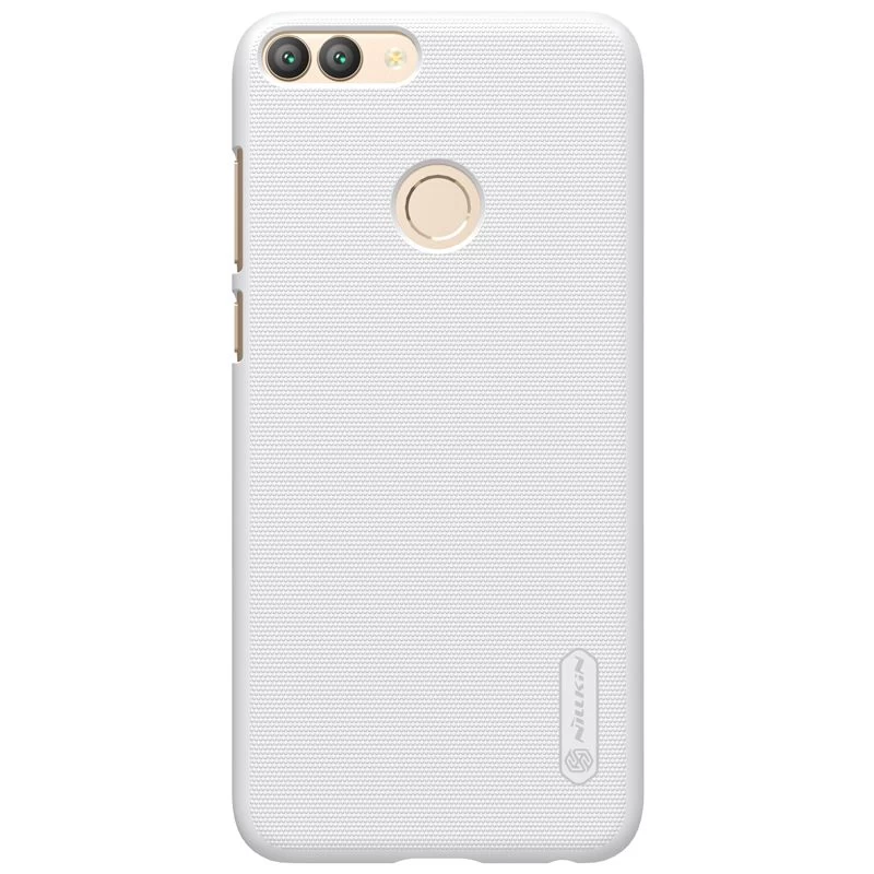 Huawei P Smart (Enjoy 7S) dėklas baltas Super Frosted Shield