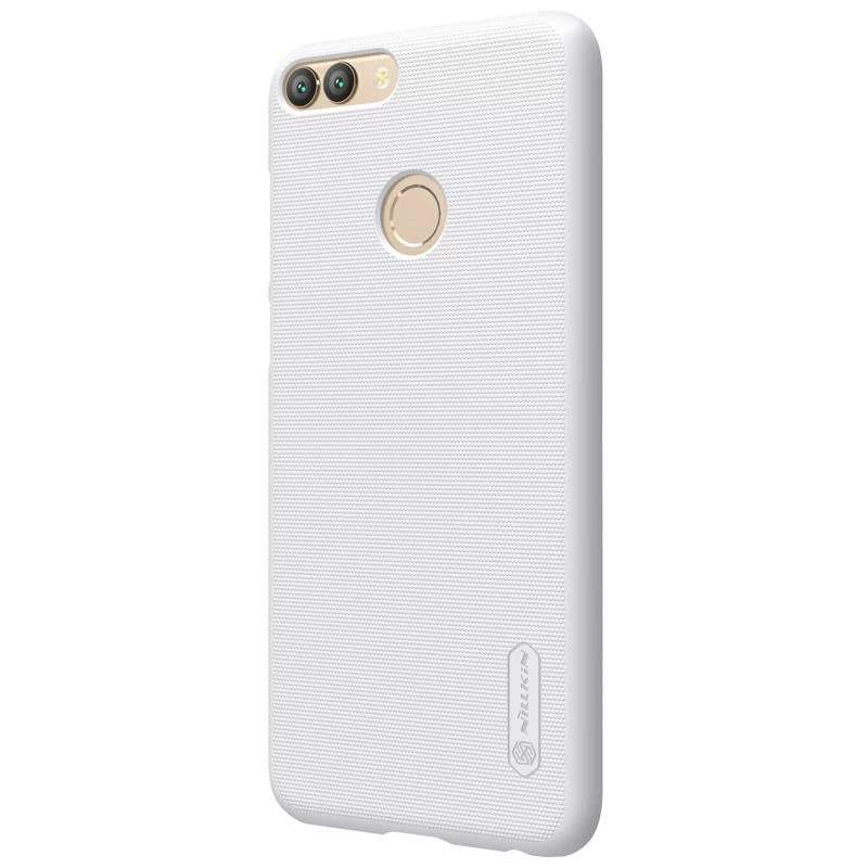 Huawei P Smart (Enjoy 7S) dėklas baltas Super Frosted Shield