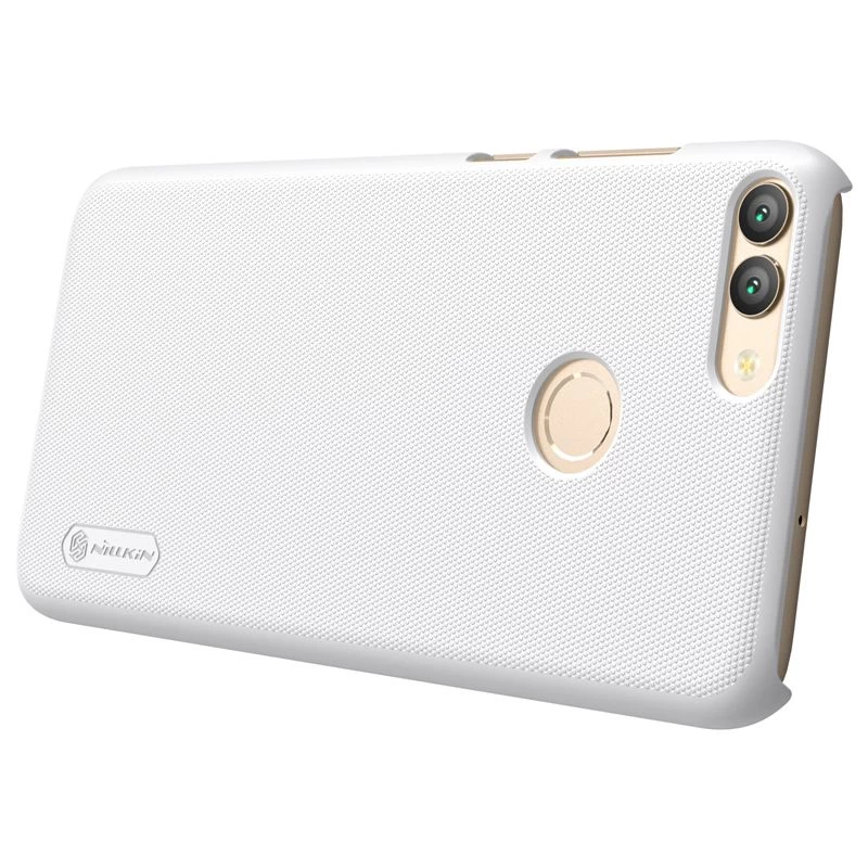 Huawei P Smart (Enjoy 7S) dėklas baltas Super Frosted Shield