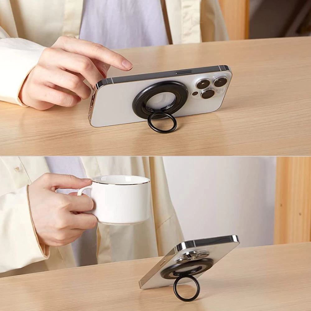  Magnetic Plate TECH-PROTECT MAGNETIC MAGSAFE PHONE RING  pelēks