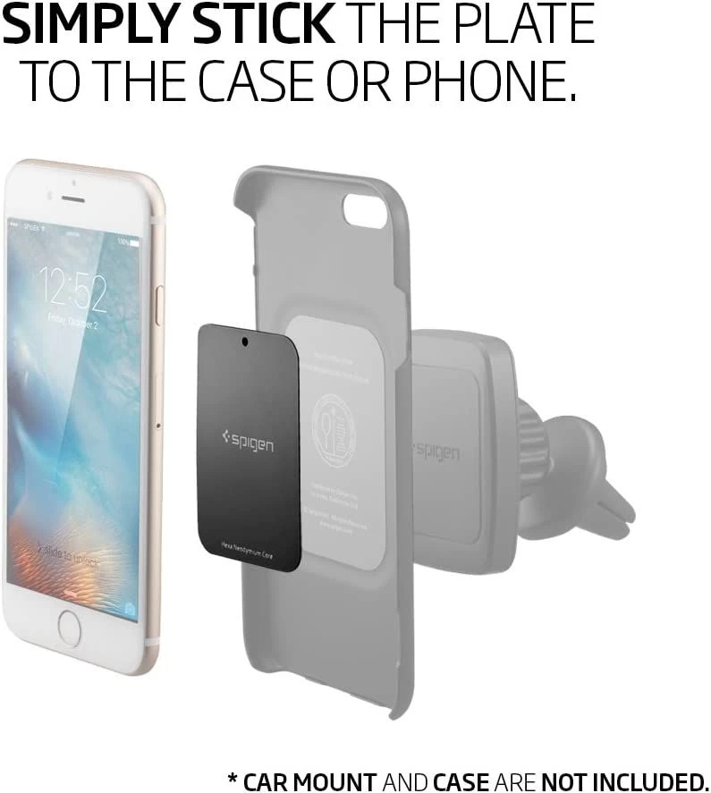 Magnetic Plate SPIGEN MP-4P Metal Car Mount 