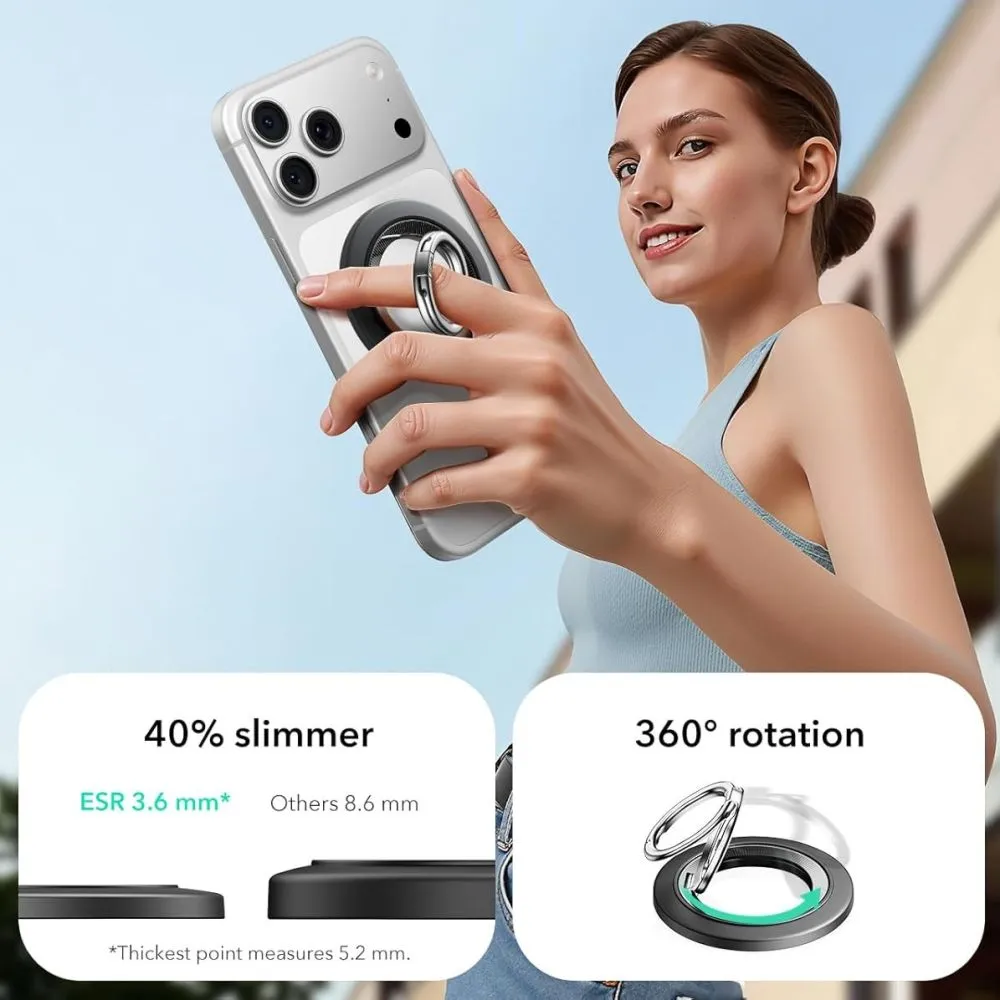 Aксессуары Magnetic Plate ESR MAGNETIC 360 HALOLOCK MAGSAFE PHONE RING 