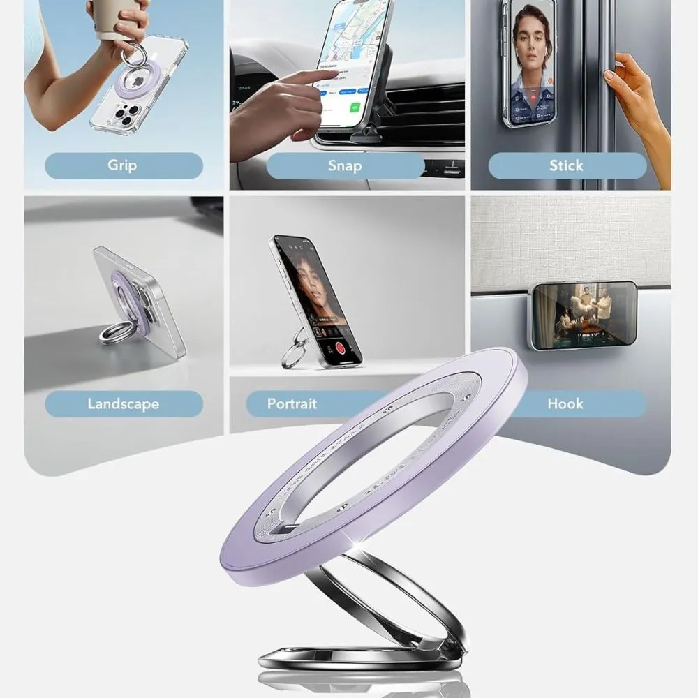 Aксессуары Magnetic Plate ESR MAGNETIC 360 HALOLOCK MAGSAFE PHONE RING 