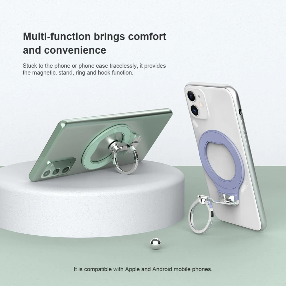Tillbehör Magnetic Plate Nillkin SnapGrip Adhesive Ring Holder 