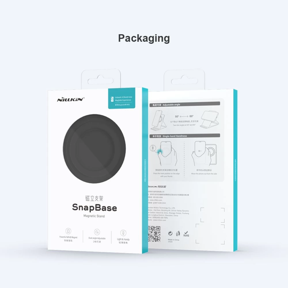 Aксессуары Magnetic Plate Nillkin SnapBase Stand  черный